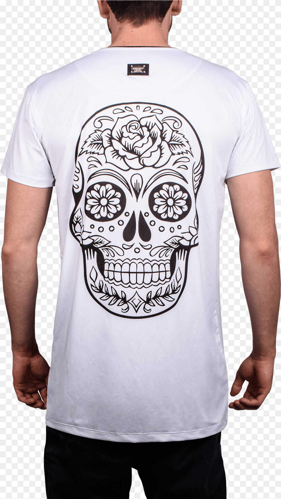 Ar Santamuerte Model, Clothing, T-shirt, Shirt, Adult Free Png Download