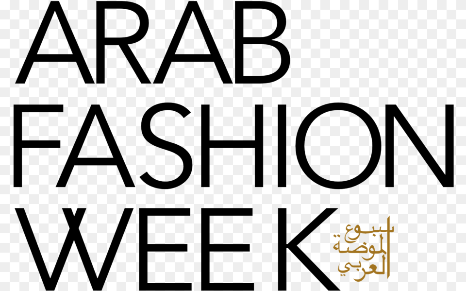 Arab Fashion Week New Logo Arab Fashion Week Dubai, Text, Symbol, Number, Blackboard Free Png Download