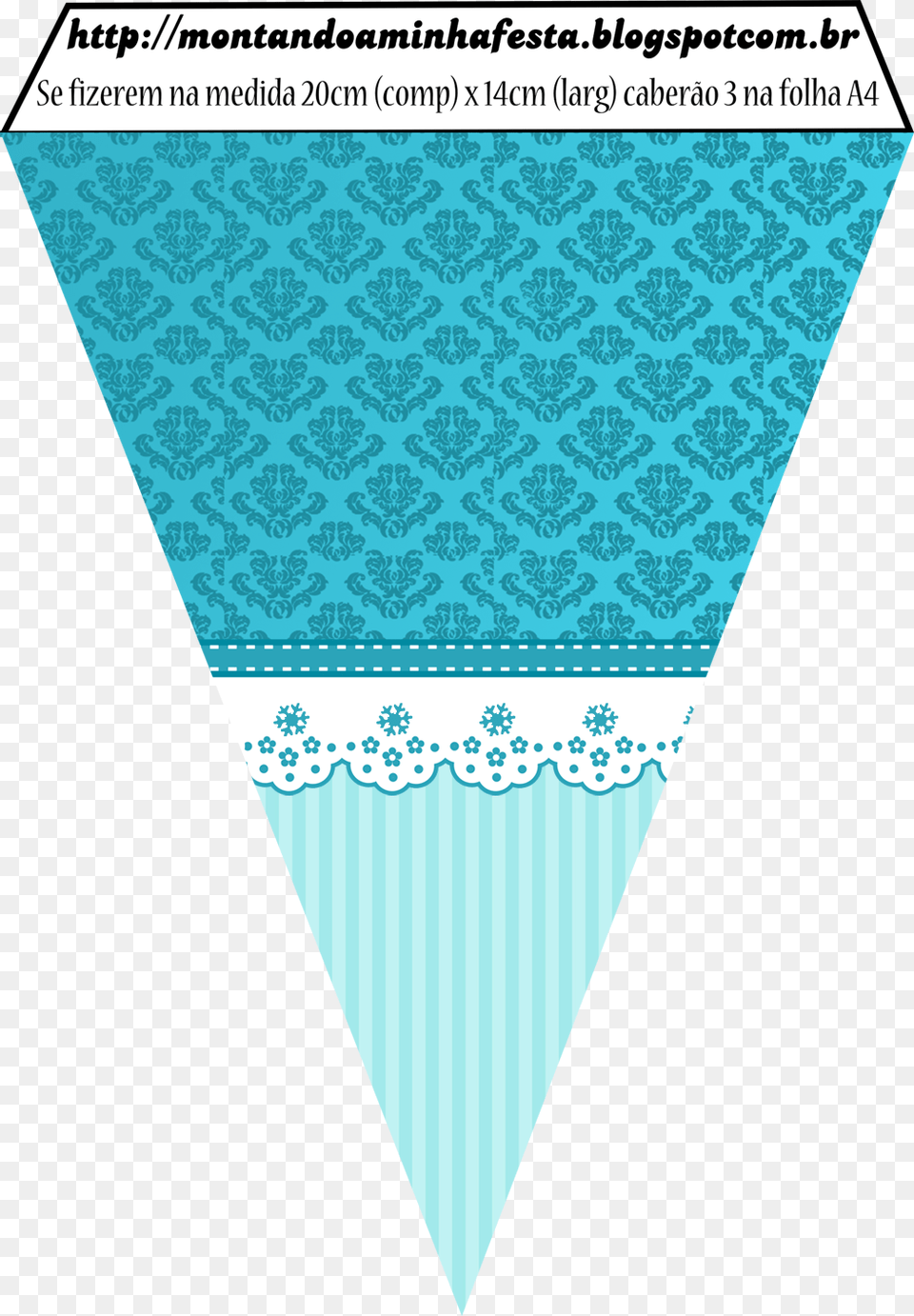 Arabesco Azul Tiffany Bandeirola Toy Story Para Imprimir, Lace, Pattern, Text Free Png