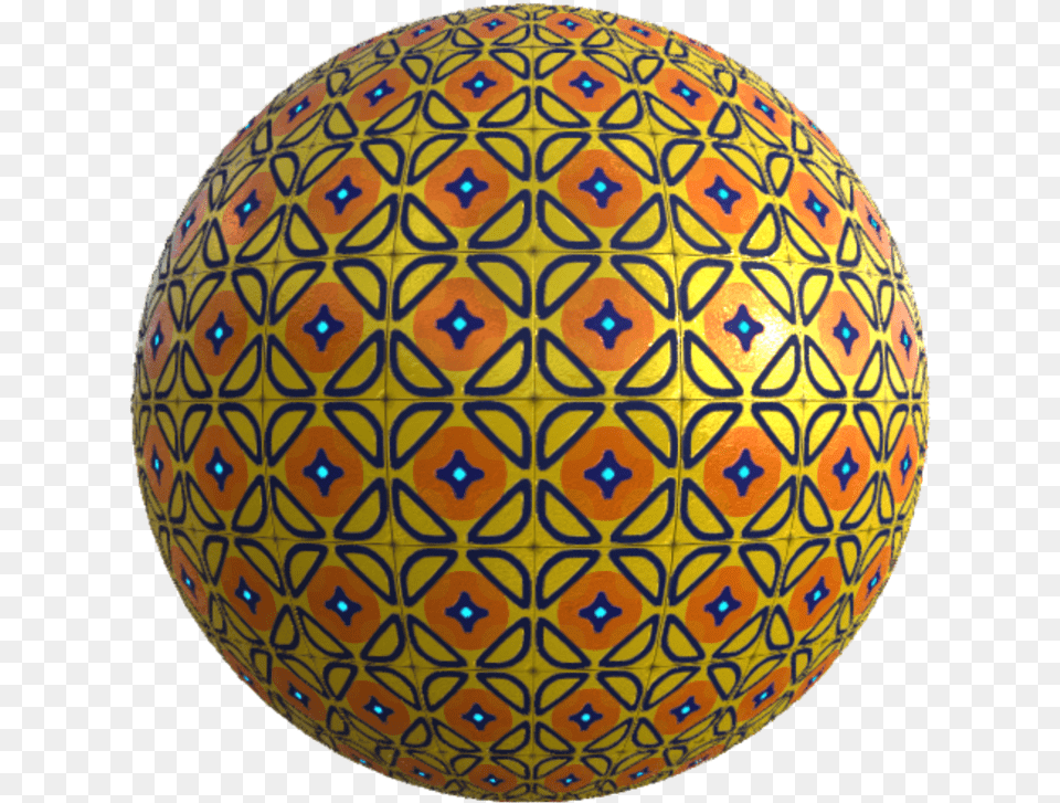 Arabesque Tiles Circle, Sphere Png Image