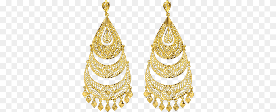 Arabian Earrings Earring, Accessories, Jewelry, Gold, Chandelier Free Png