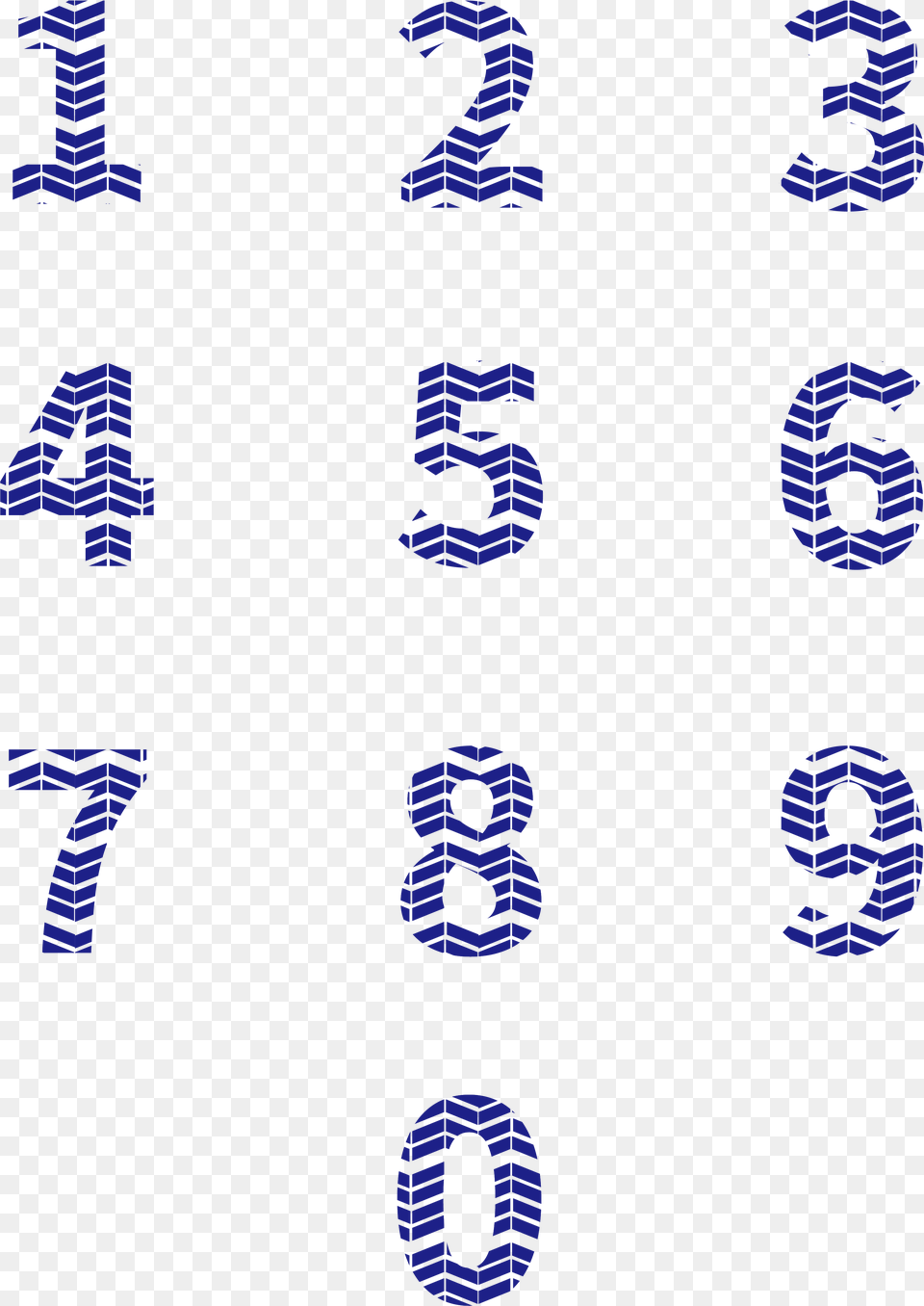 Arabic Numerals Creative Fonts Folding Stereo And Circle, Text, Knot Free Transparent Png