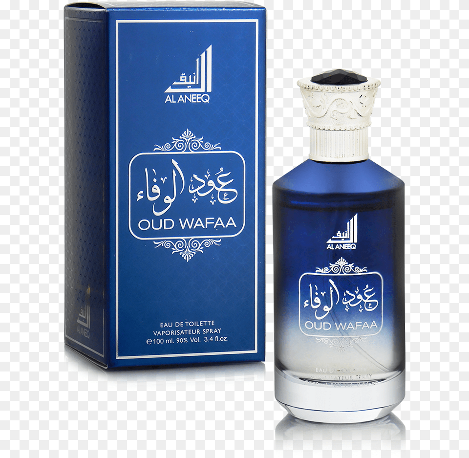 Arabic Perfume Man Blue, Bottle, Cosmetics, Aftershave Png Image