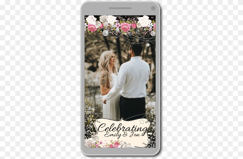 Arabic Wedding Snapchat Filter, Back, Body Part, Person, Plant Free Png