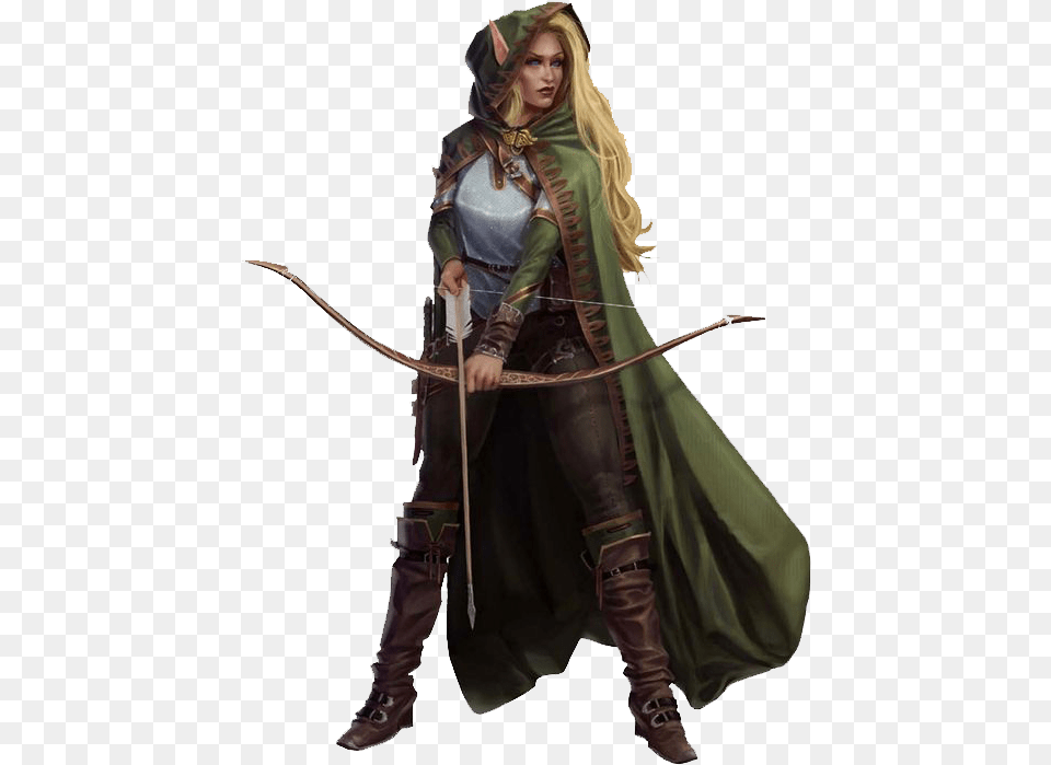 Aragorn Drawing Lotr Ranger Female Half Elf Ranger, Archer, Archery, Bow, Clothing Free Png