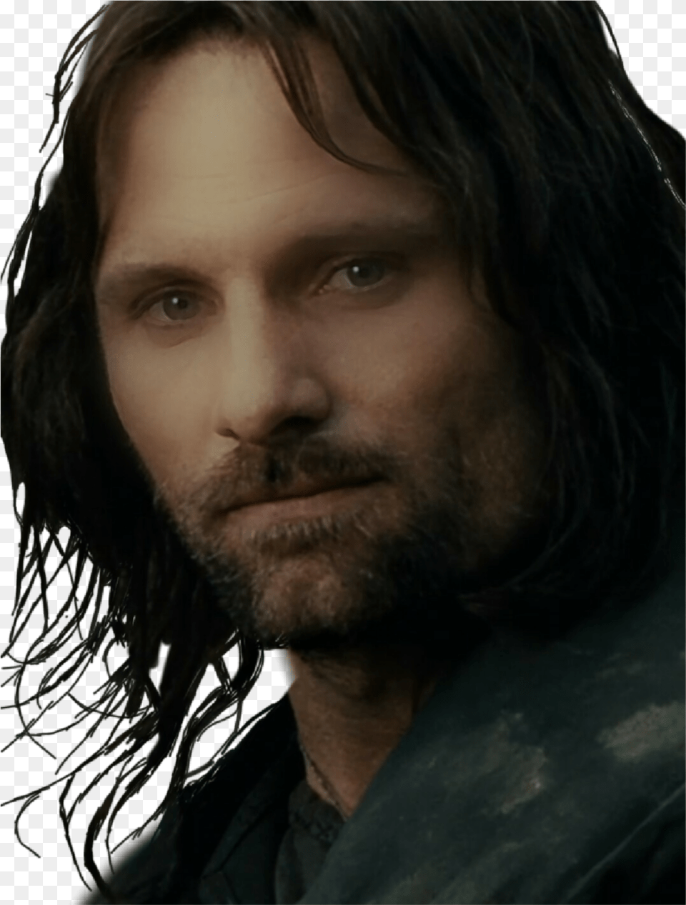 Aragorn Lotr Lordoftherings Portrait Photography, Adult, Beard, Face, Head Png