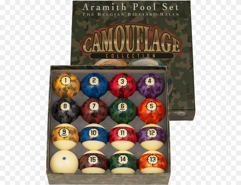 Aramith Camouflage Ball Set, Sphere, Balloon Free Png Download