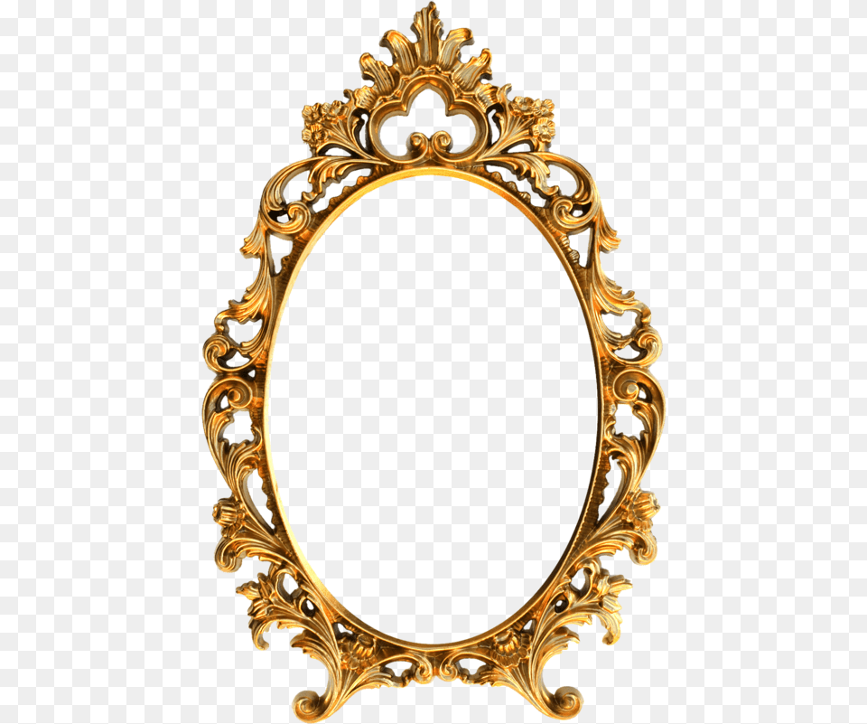 Arana Oval Vintage Gold Frame Oval Vintage Gold Frame, Photography, Chandelier, Lamp, Mirror Free Transparent Png