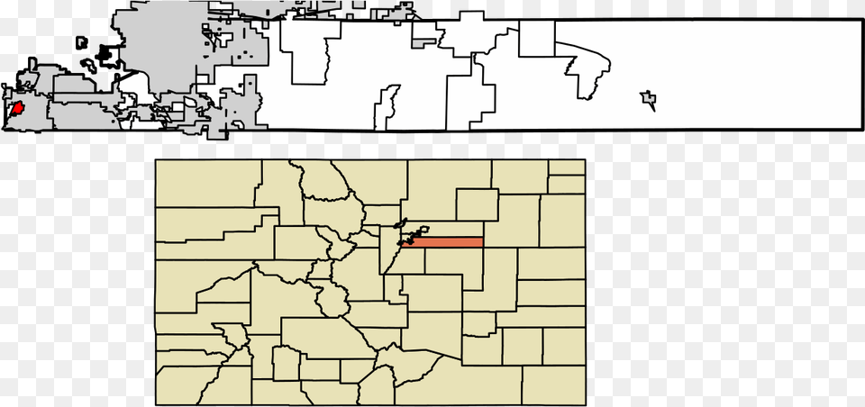 Arapahoe County Colorado Incorporated And Unincorporated County Colorado, Chart, Plot, Diagram Png Image