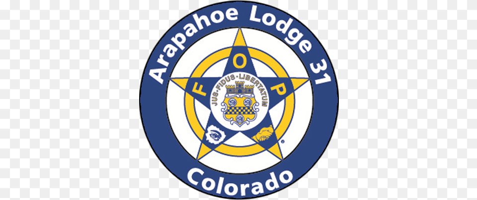 Arapahoe Fop Lodge 31 Fraternal Order Of Police, Badge, Logo, Symbol, Emblem Png Image