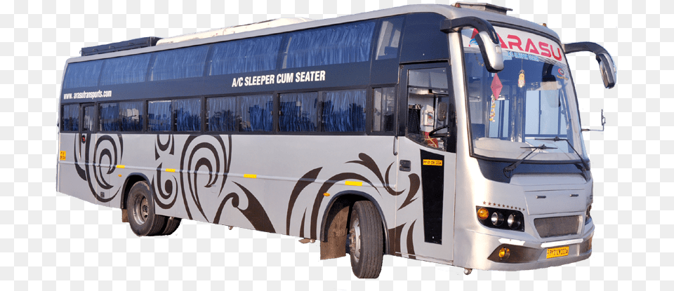 Arasu Back 5 Tour Bus Service, Transportation, Vehicle, Tour Bus Free Png