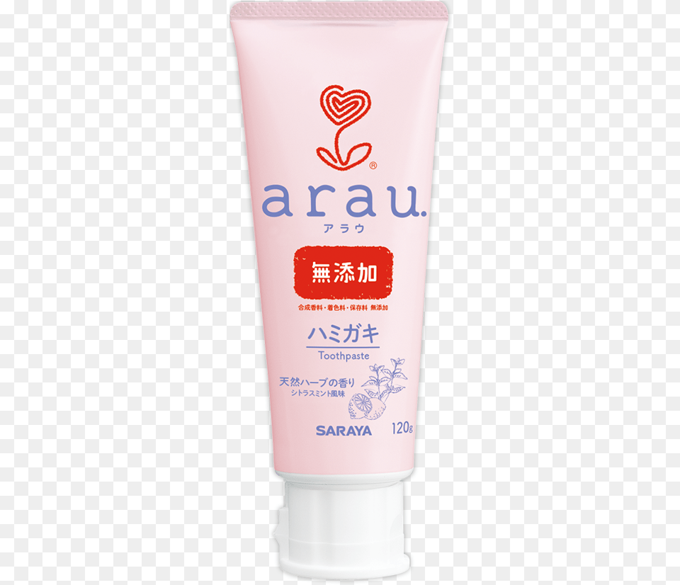 Arau Toothpaste, Bottle, Lotion, Cosmetics, Sunscreen Free Png Download