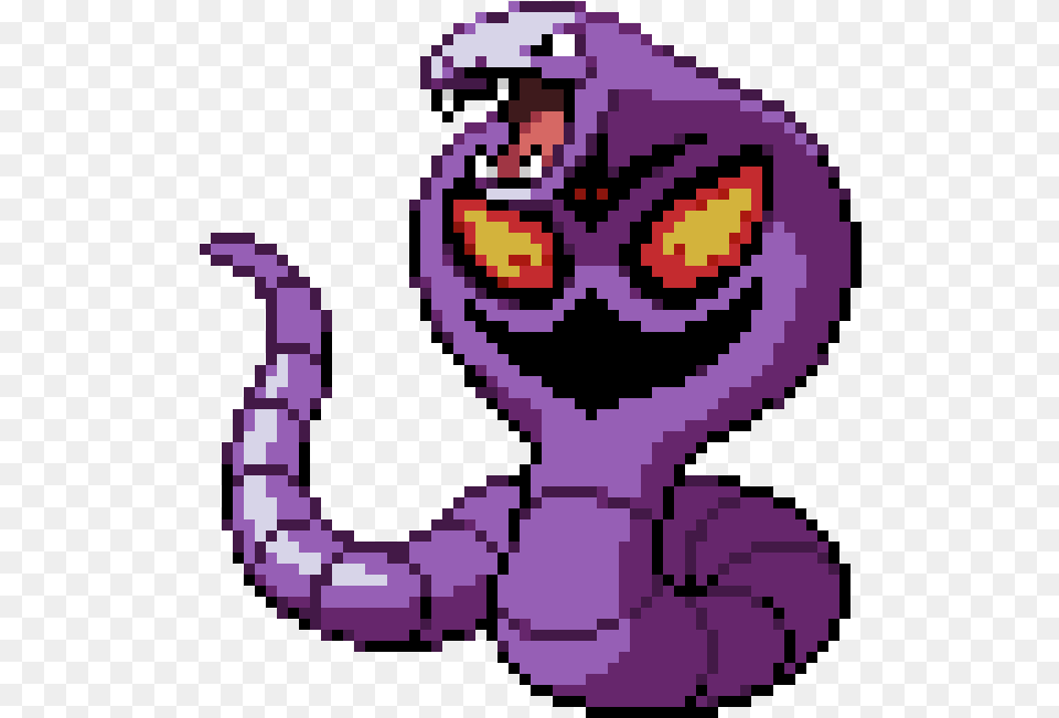 Arbok Sprite, Purple Png