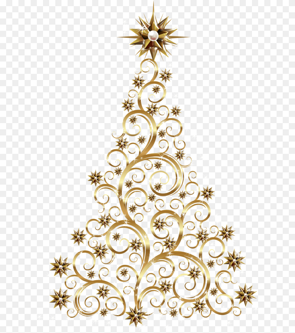 Arbol De Navidad Dorado Arboles De Navidad En, Christmas, Christmas Decorations, Festival, Christmas Tree Free Png