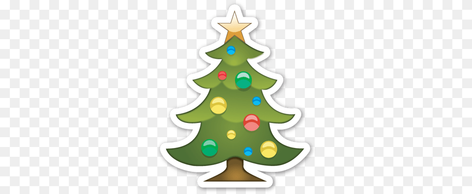 Arbol De Navidad Emoji Pegatina Christmas Tree Emoji, Christmas Decorations, Festival, Christmas Tree, Plant Free Png Download