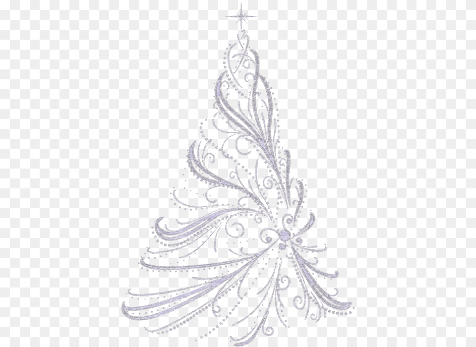 Arbol De Navidad Plateado Gold Transparent Christmas Tree, Chandelier, Lamp, Christmas Decorations, Festival Png