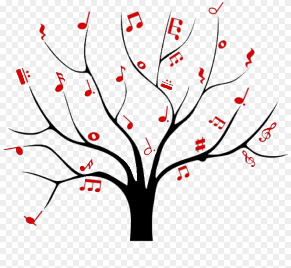 Arbol Ramas Musica Naturaleza Notasmusicales Dibujo Ramas De Un Arbol Dibujo, Chandelier, Lamp, Art, Flower Free Transparent Png