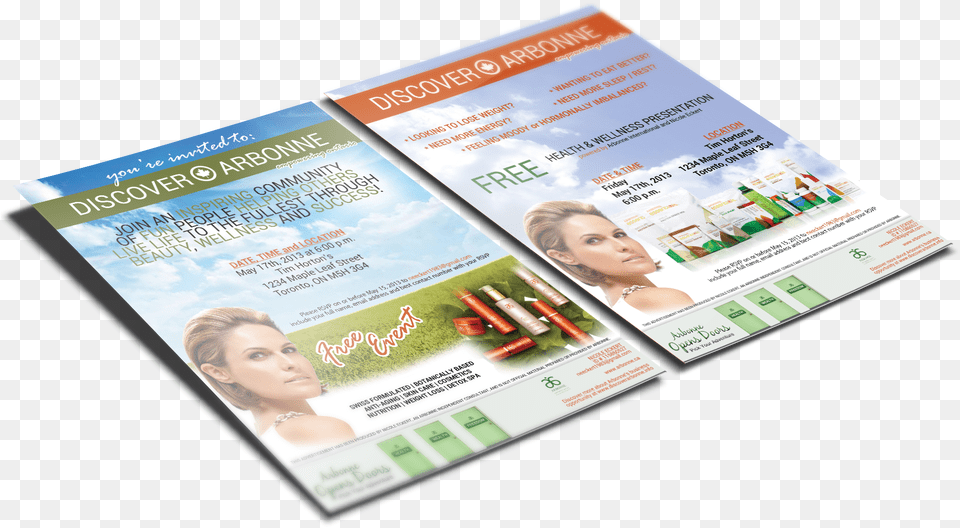 Arbonne International Canada Flyer Mockups, Advertisement, Poster, Adult, Person Free Png Download