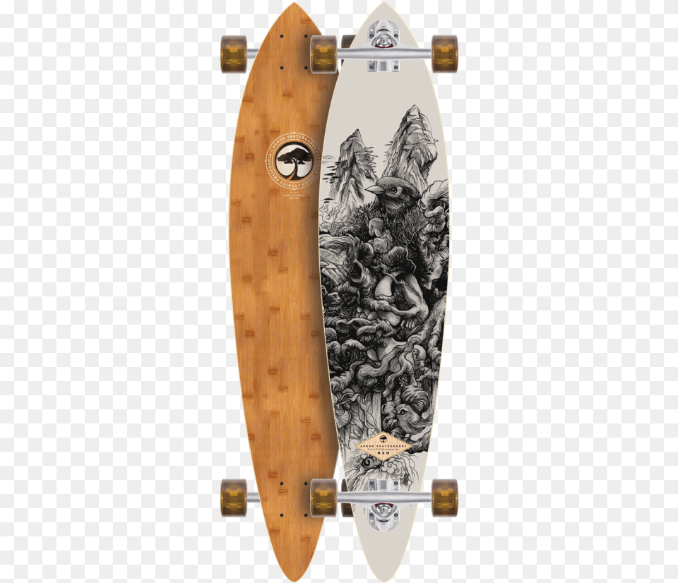 Arbor Bamboo Fish Longboard, Skateboard, Nature, Outdoors, Sea Free Png Download