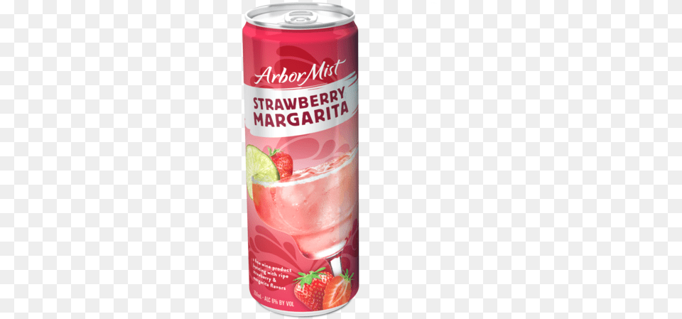 Arbor Mist Strawberry Margarita Cocktail Arbor Mist Aborita Strawberry Margarita Cocktail, Can, Tin, Berry, Food Free Png