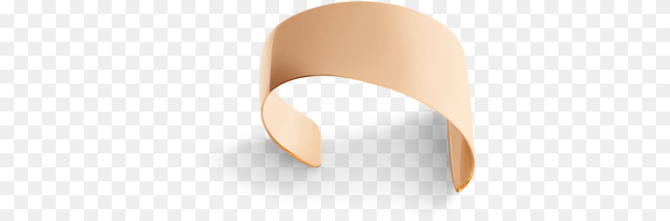 Arc Cuff In Gold Pink Solid Png Image