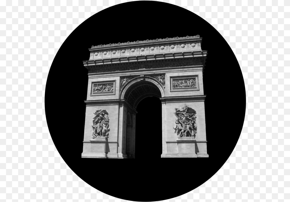 Arc De Triomphe, Architecture, Building, Arc De Triomphe, Landmark Png Image