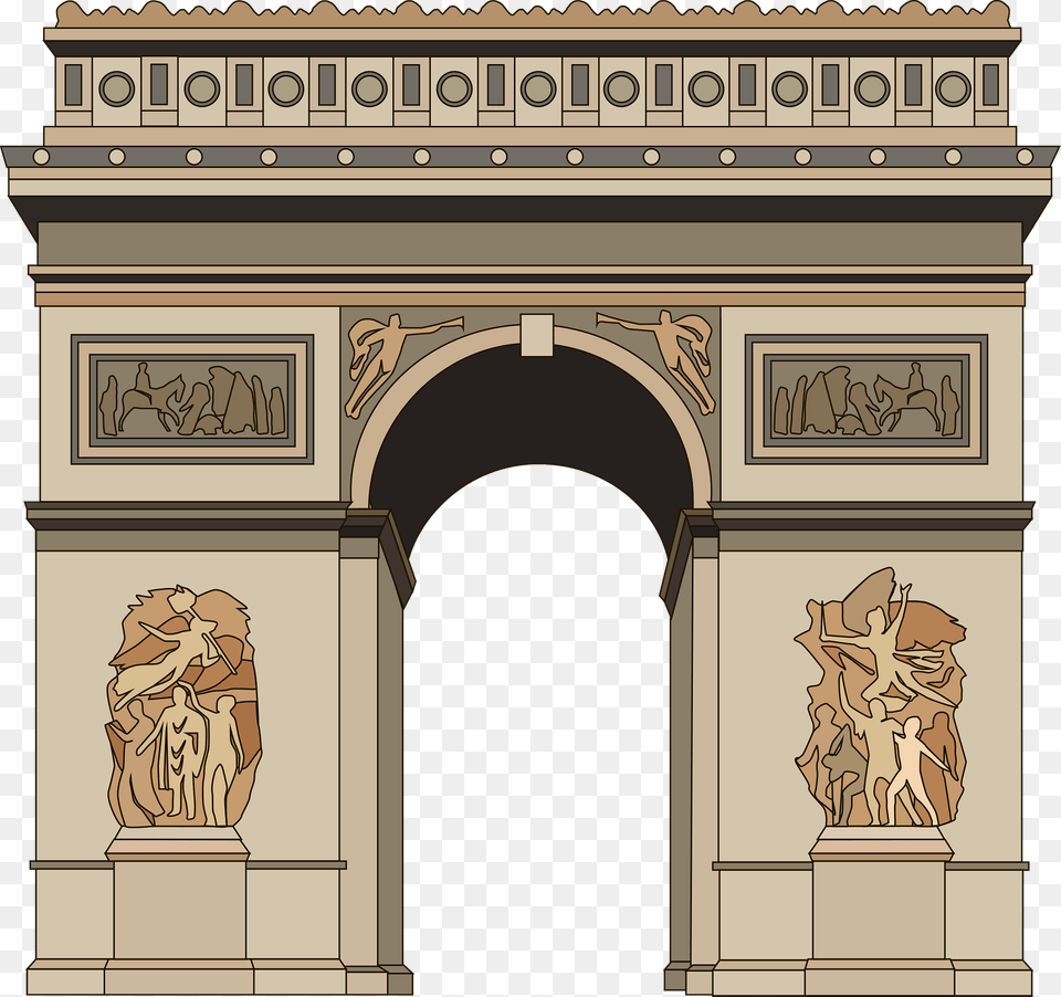 Arc De Triomphe Clipart, Arch, Architecture, Baby, Person Free Png Download