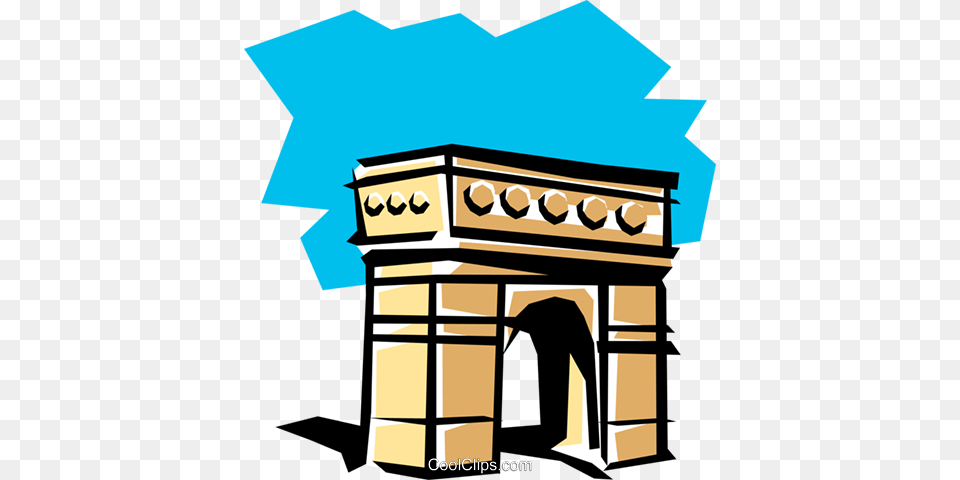 Arc De Triomphe Royalty Vector Clip Art Illustration Arc De Triomphe Clip Art, Arch, Architecture, Adult, Male Free Png Download