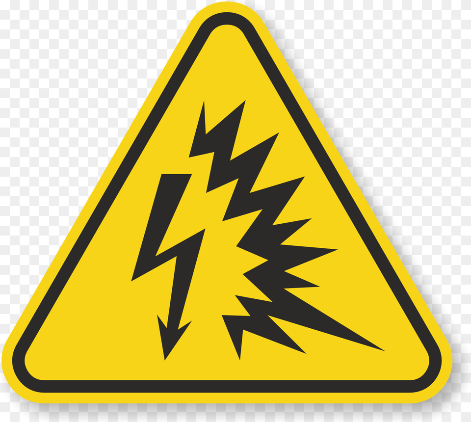 Arc Flash Symbol, Sign, Road Sign Png Image