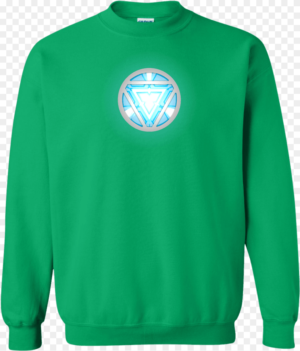 Arc Reactor Sweatshirt Sweatshirt, Clothing, Knitwear, Sweater, Long Sleeve Png Image