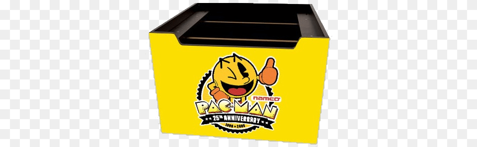 Arcade 1up Pacman Riser Graphics 25th Anniversary Recycling Bin, Mailbox Free Png Download