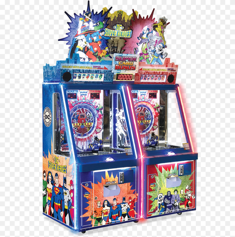 Arcade Characters Dc Super Heroes Arcade, Person, Arcade Game Machine, Game, Baby Free Transparent Png