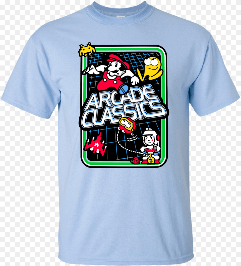 Arcade Classics Pac Man Donkey Kong Mario Space Dicks Out For Harambe Tshirts, Clothing, Shirt, T-shirt, Baby Png Image