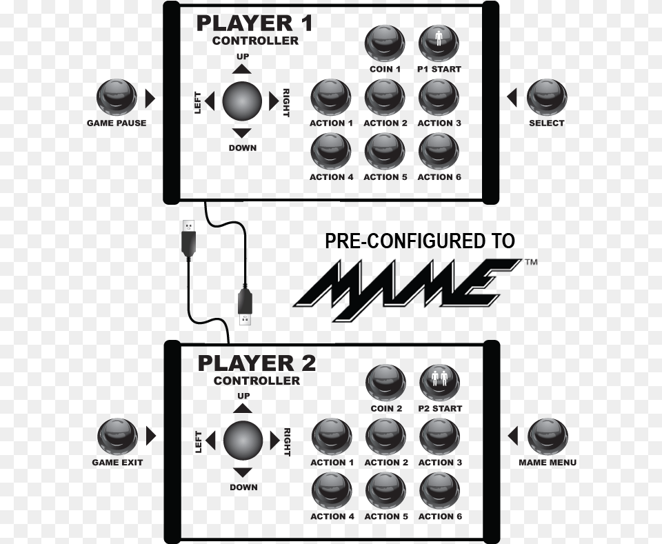 Arcade Machine 6 Button Layout, Sphere, Electrical Device, Switch, Electronics Free Png