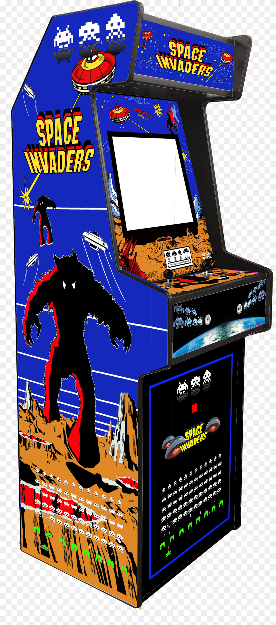 Arcade Retroone Edicin Space Invaders Space Invaders Arcade, Person, Arcade Game Machine, Game Png Image