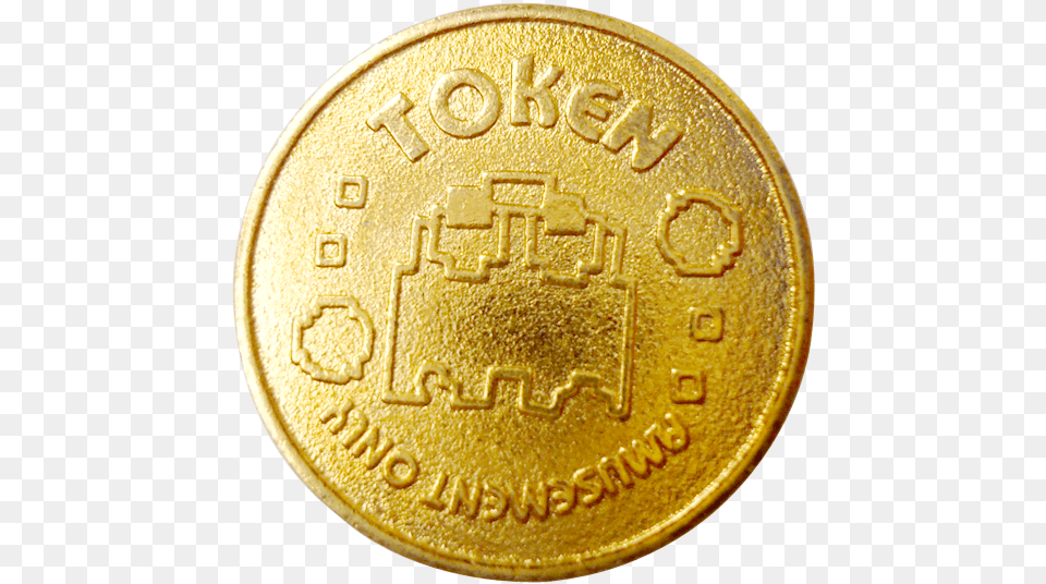 Arcade Token, Gold, Coin, Money Png Image