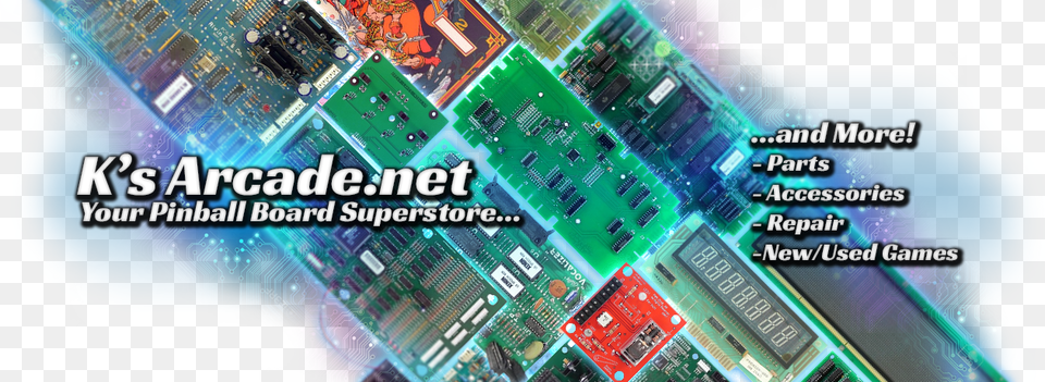 Arcade Your Pinball Board Super Store And More, Electronics, Hardware, Computer Hardware, Printed Circuit Board Free Png Download