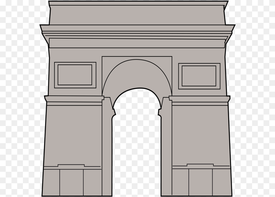 Arcademoldingcolumn Triumphal Arch, Architecture Free Png