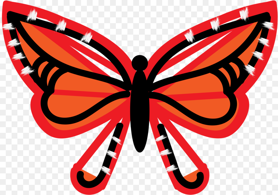 Arcadia Playschool Inc Single Butterfly Logo Brush Footed Butterfly, Dynamite, Weapon, Animal, Insect Png