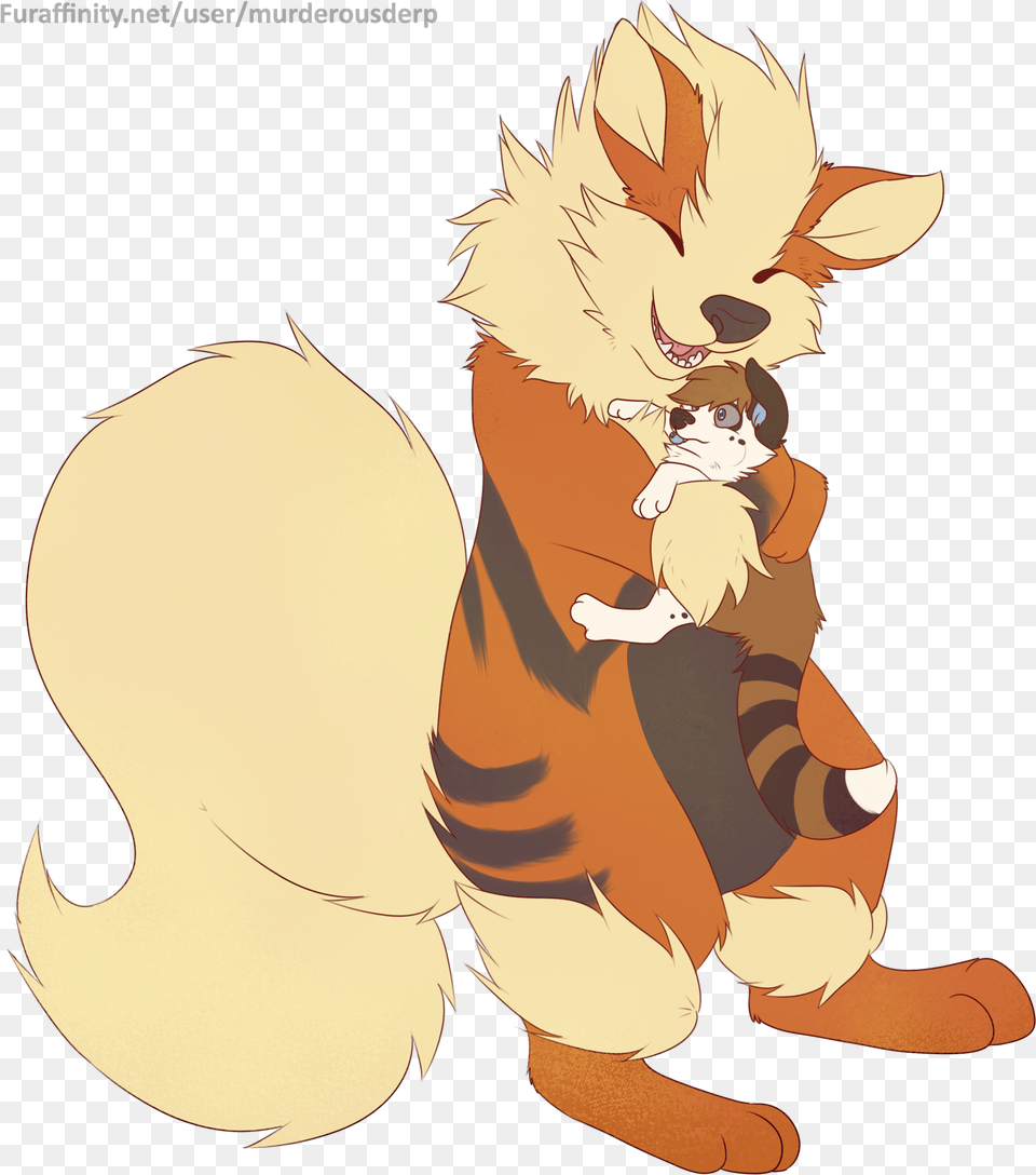Arcanine Art Pokemon Growlithe, Baby, Person, Book, Comics Free Transparent Png