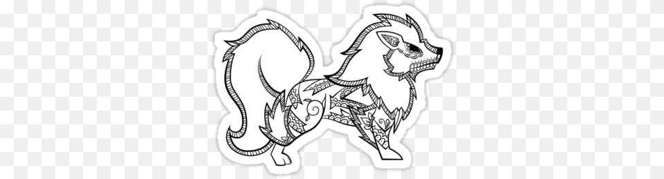 Arcanine De Los Muertos Part Of Pokemuertos My Pokemon Cartoon, Animal, Mammal, Art, Drawing Png Image