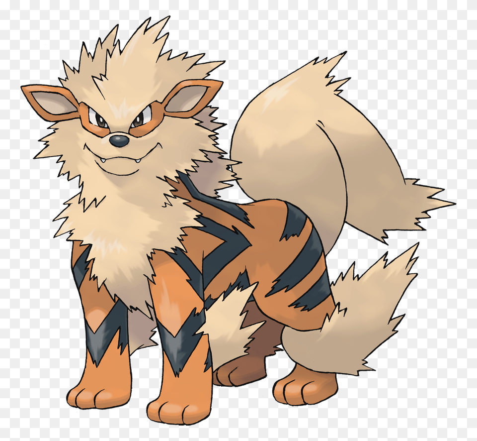 Arcanine Growlithe Pokemon Transparent Pokemon Arcanine, Baby, Person, Face, Head Free Png