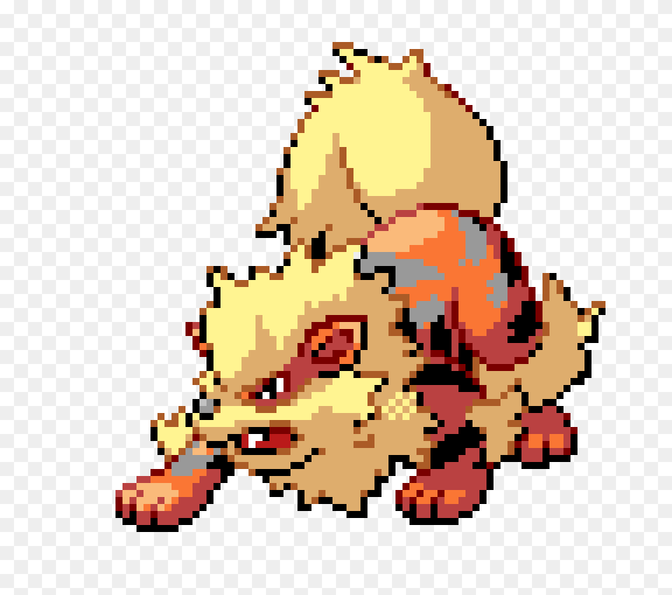 Arcanine Pixel Art Maker Free Transparent Png