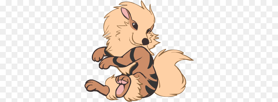 Arcanine Transparent Fluffy Cartoon, Baby, Person, Face, Head Png