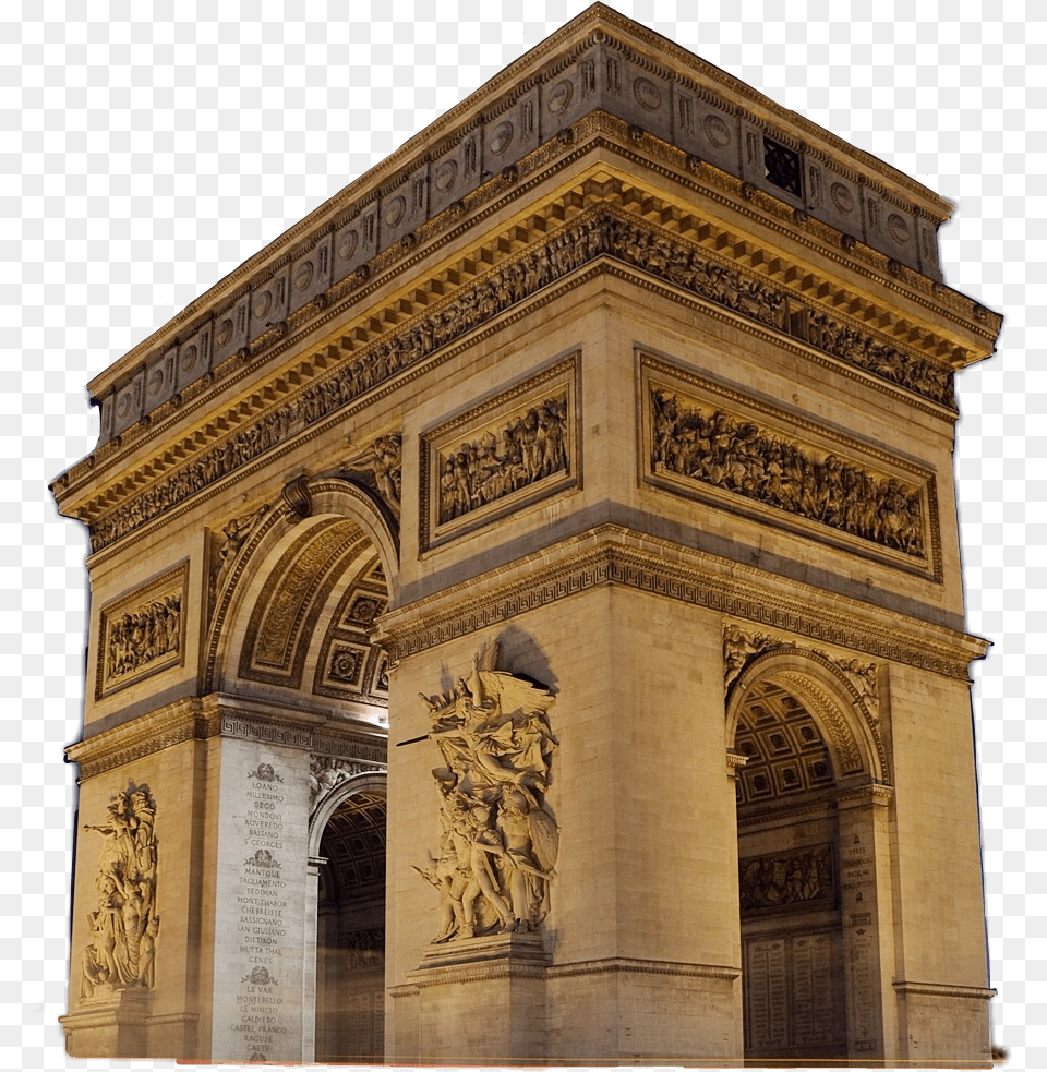 Arcdetriomphe Paris Sticker Freetoedit Arc De Triomphe, Architecture, Building, Arch, Arc De Triomphe Free Png Download