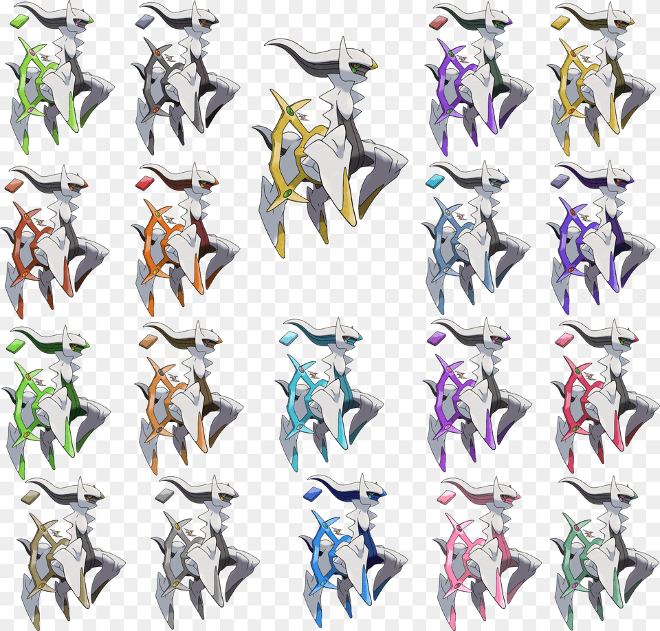 Arceus All Plates All Arceus Forms, Art, Paper, Adult, Female Png