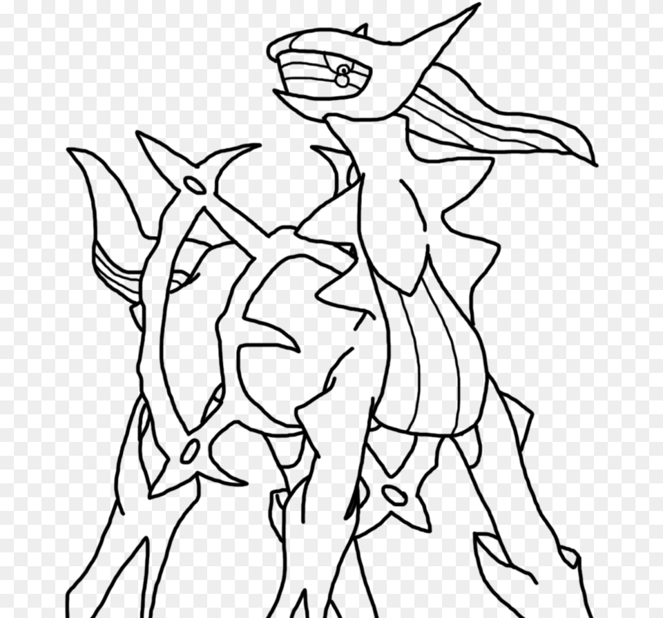 Arceus Drawing At Getdrawings Pokemon Arceus Coloring Pages, Gray Free Transparent Png