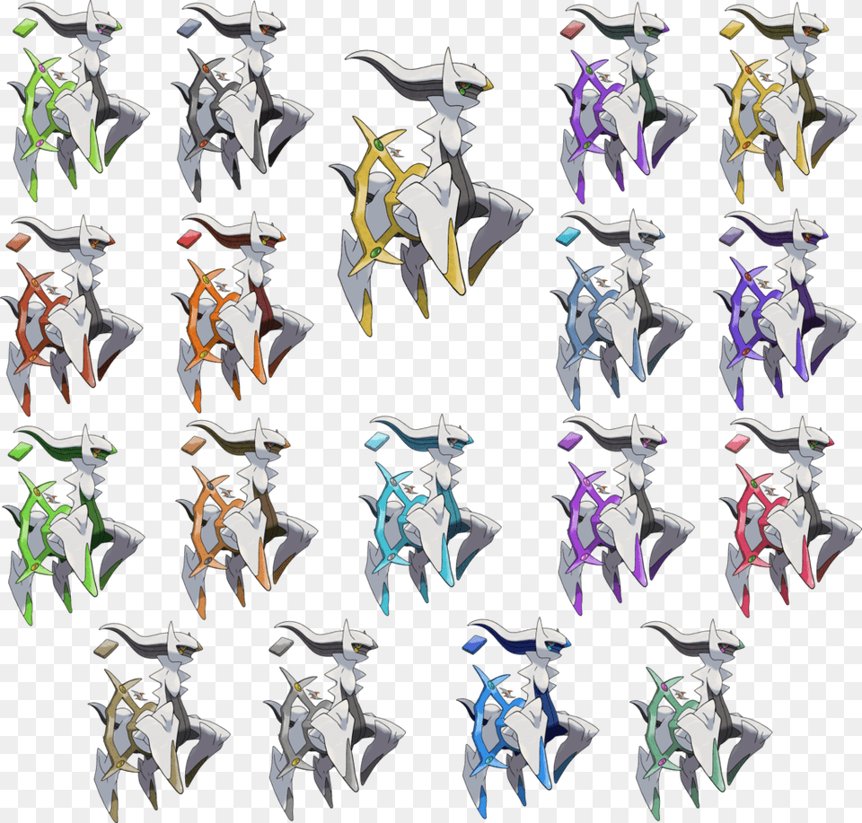Arceus With All Plates, Art, Paper, Adult, Female Png Image