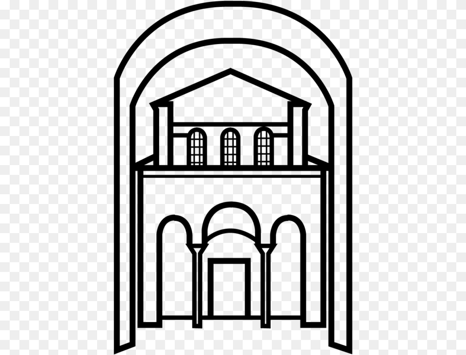 Arch, Gray Free Transparent Png