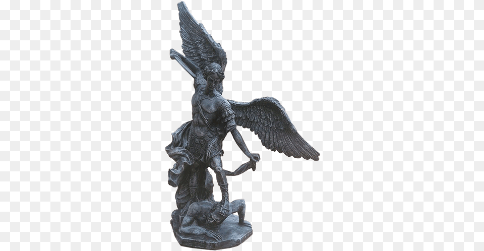 Arch Angel Micheal 47cm Michael Angel Sculpture, Person, Figurine Png